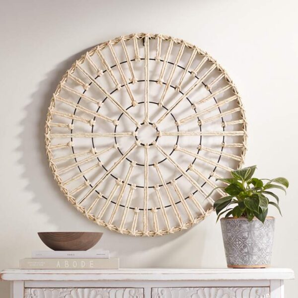 Eco Natural Corn Rope Wall Sculpture