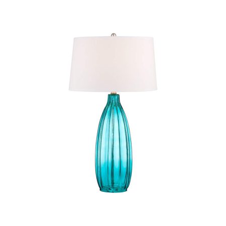 Blue Glass Table Lamp