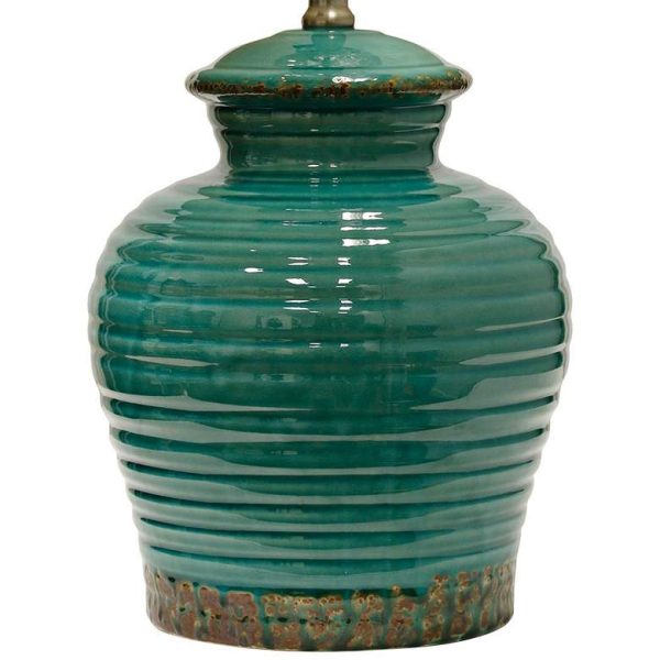 Green Ceramic Table Lamp