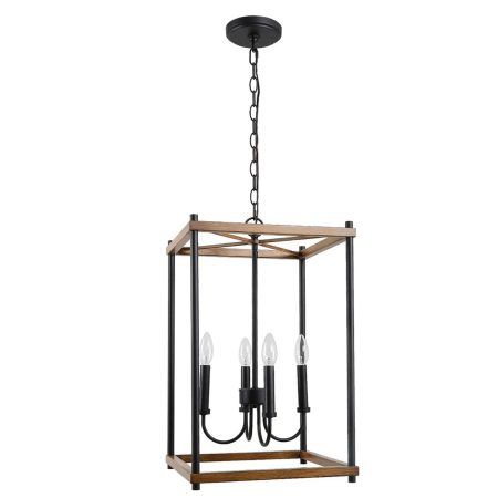Two Tone Metal Chandelier
