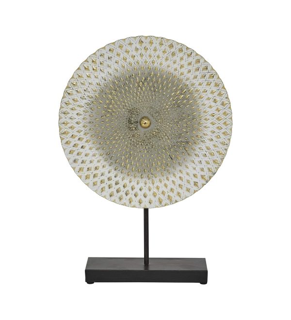 Gold Pattern Tabletop Sculpture