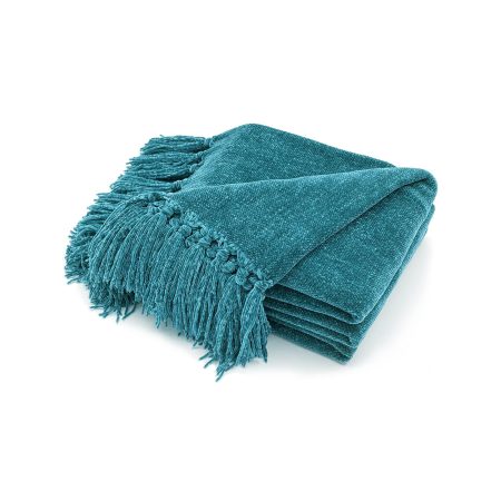 Plush Chenille Throw Blanket