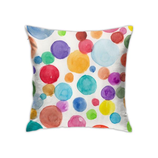 Color Circle Accent Pillow - Set of 2