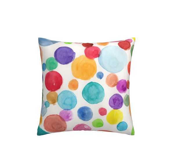 Color Circle Accent Pillow - Set of 2