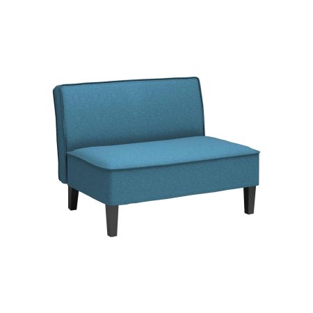 Gorgeous Armless Loveseat Sofa - 4 Colors