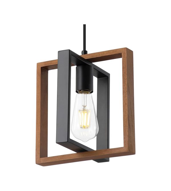 Wood & Metal Pendant Lighting