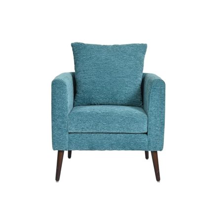Breathtaking Teal Chenille Accent Chair