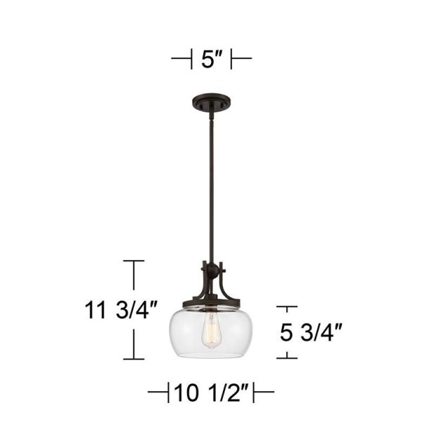 Attractive Mini Pendant Ceiling Light - W 10 1/2"