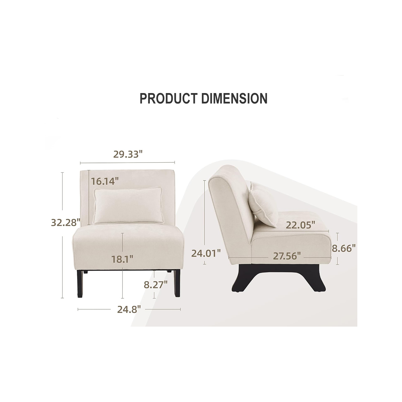 Cozy Armless Accent Chairs 5 Cozy Armless Accent Chairs