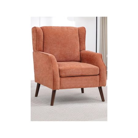 Retail Homepage 12 Comfy Coral Wingback Accent Chair